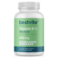 BESTVITE Vitamin B-2 Riboflavin 400mg - 120 Vegetarian Capsules