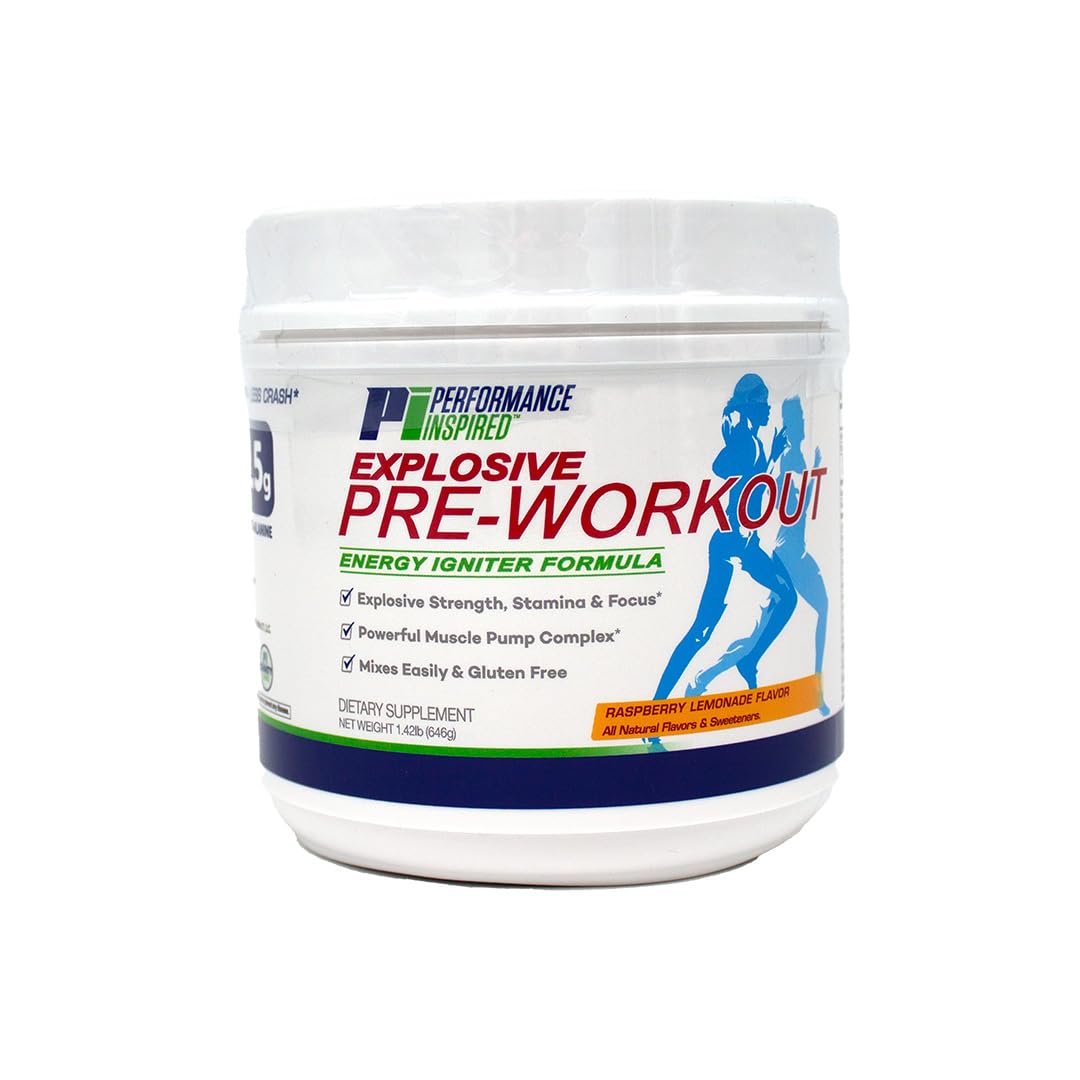 Performance Inspired Pre-Workout Powder Raspberry Lemonade - 23.84 oz