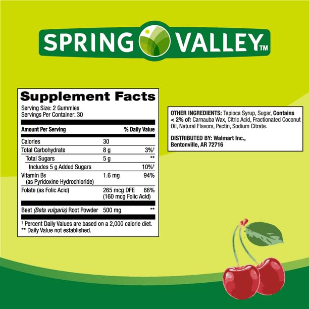 IKJ Beetroot Dietary Supplement Gummies, Cherry, 500 mg - 60 Count - image 6
