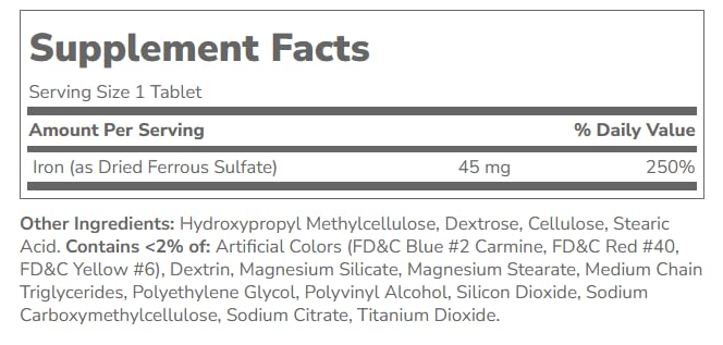 21st Century Slow Release Iron Tablets - 300 Count - image 6