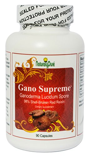NaturalyPure Gano-Supreme Reishi Spore 450mg - 90 Capsules