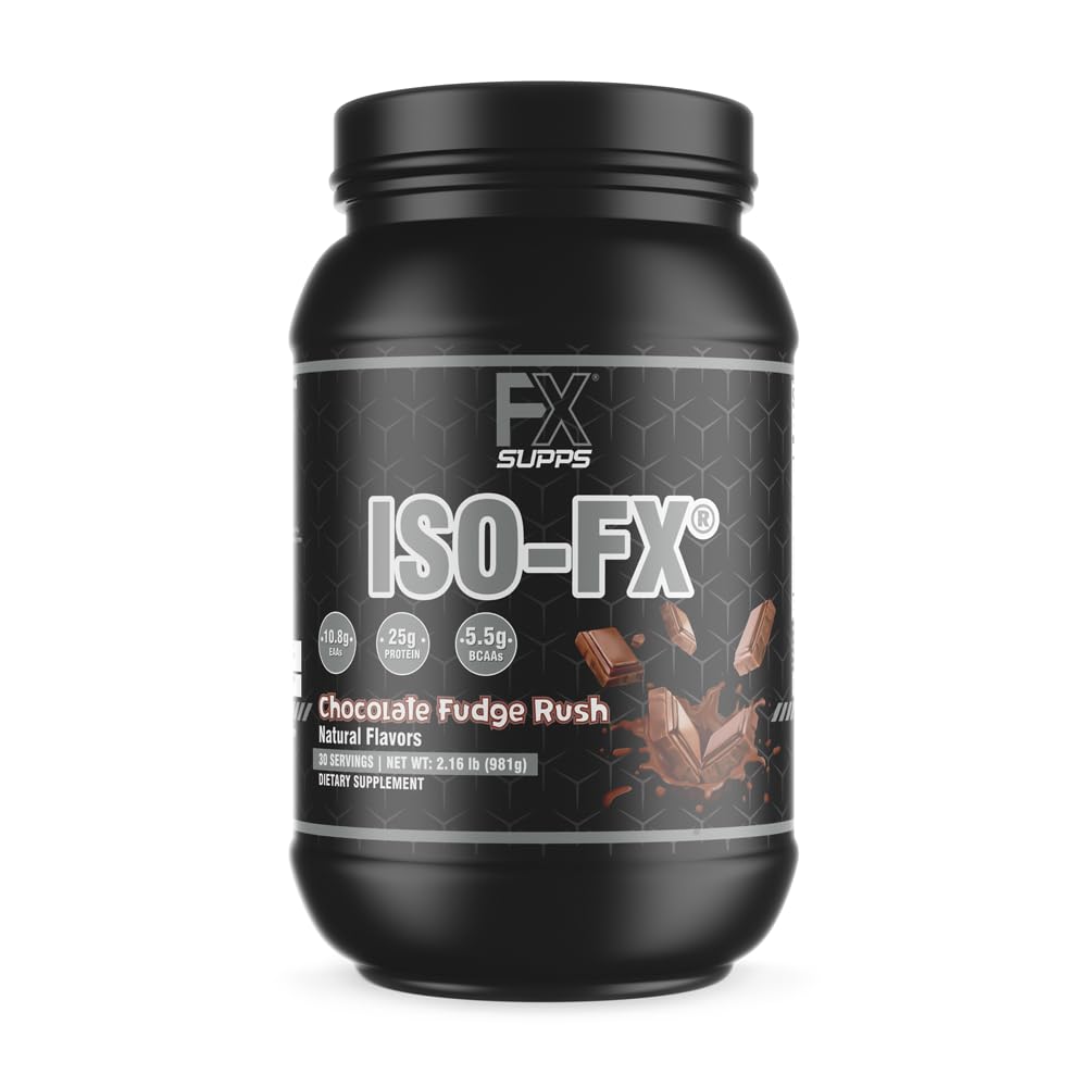 FXSUPPS Iso-Fx Whey Isolate Protein Powder Chocolate - 2 Pounds
