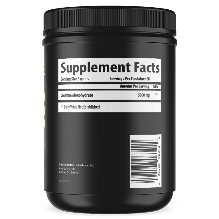 VB Health Creatine Monohydrate Powder - 60 Servings - image 3