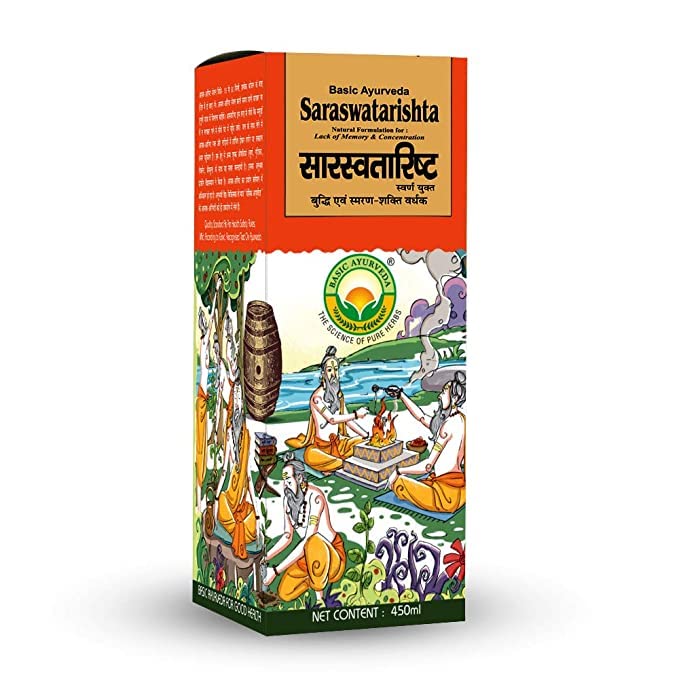 SEASOL Basic Ayurveda Saraswatarishta with Gold - 450 mL - image 2