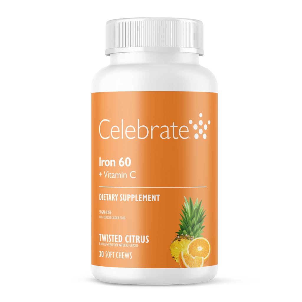 Celebrate Vitamins Iron Supplement with 60mg Iron & Vitamin C