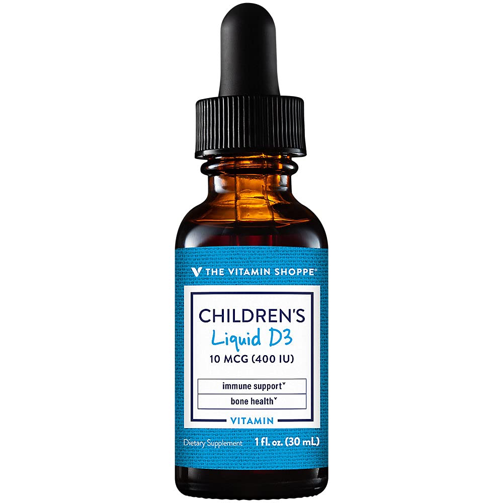 The Vitamin Shoppe Children's Vitamin D3 400 IU Liquid Drops - 1 oz