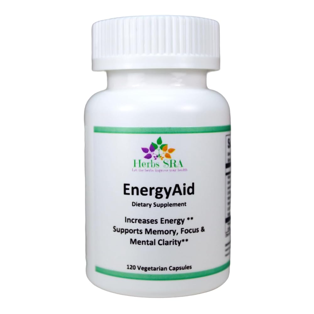 Herbs SRA EnergyAid Antioxidant Energy Support - 120 Vegetarian Capsules