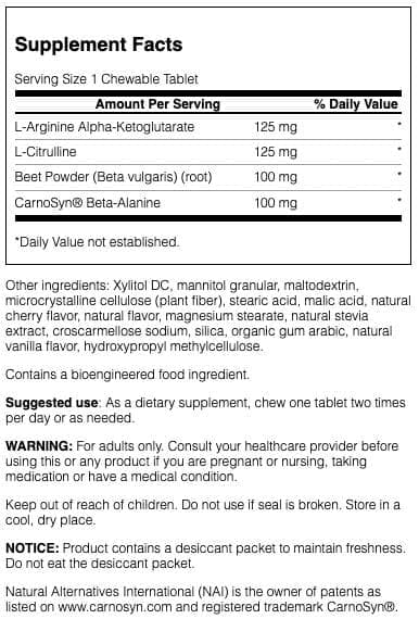 Swanson Ultra Beet Root NO+ Fast Act - 60 Tablets - image 2