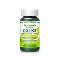 INNERVISNUTRITION Vitamin D3 5000 IU + K2 MK-7 - 60 Capsules