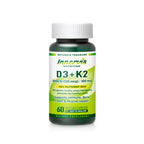 INNERVISNUTRITION Vitamin D3 5000 IU + K2 MK-7 - 60 Capsules