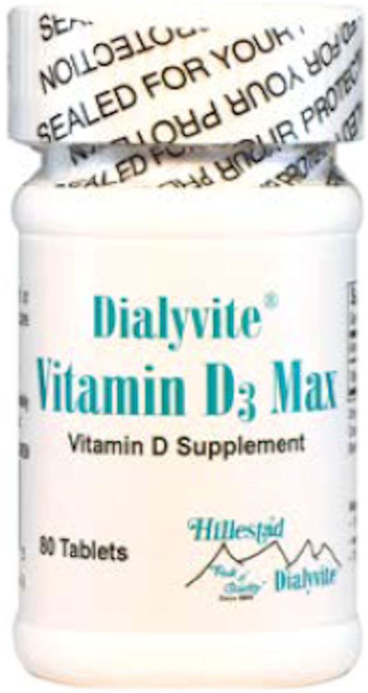 Dialyvite Vitamin D3 Max 50,000 IU - 80 Tablets - image 2