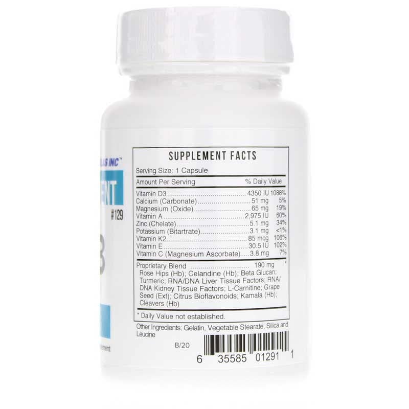 Systemic Formulas DV3 BioNutriment Vitamin D3 Plus - 60 Capsules - image 5