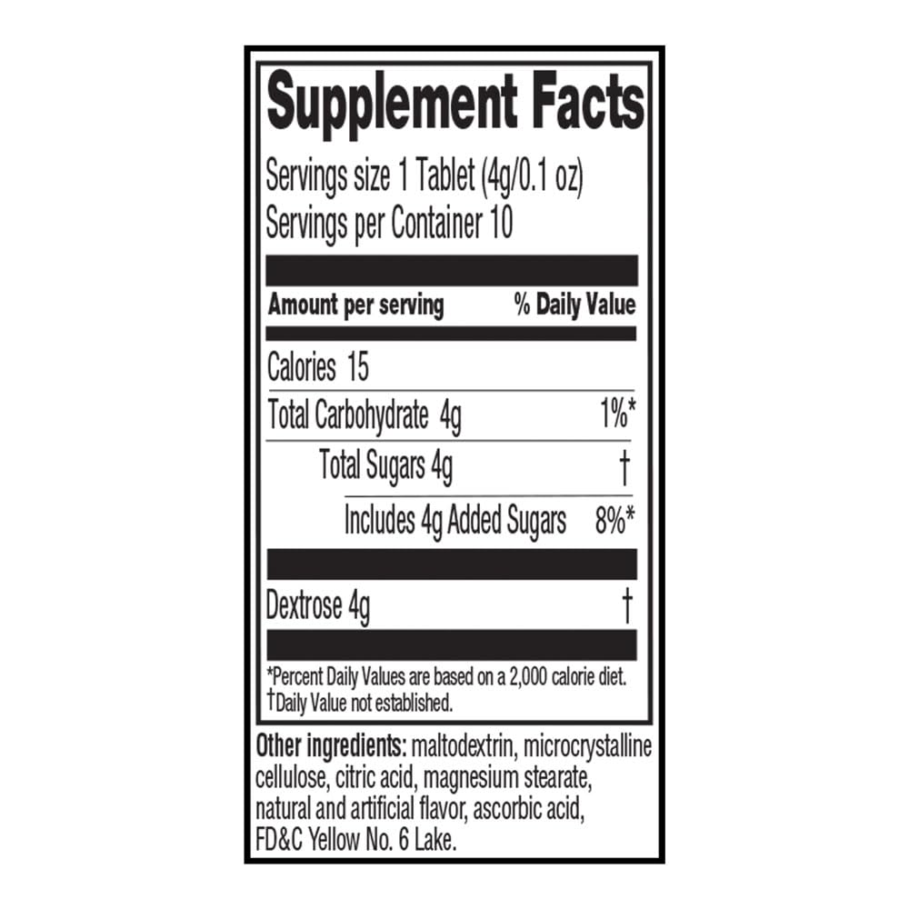 Quality Choice Fast Acting Glucose Tablets Orange Flavor - 30 Tablets - image 5