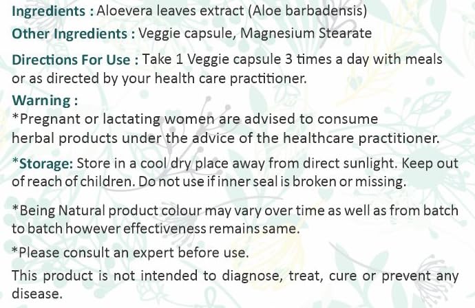 AYURFOREST Aloe Vera Capsules - 120 Count - image 5