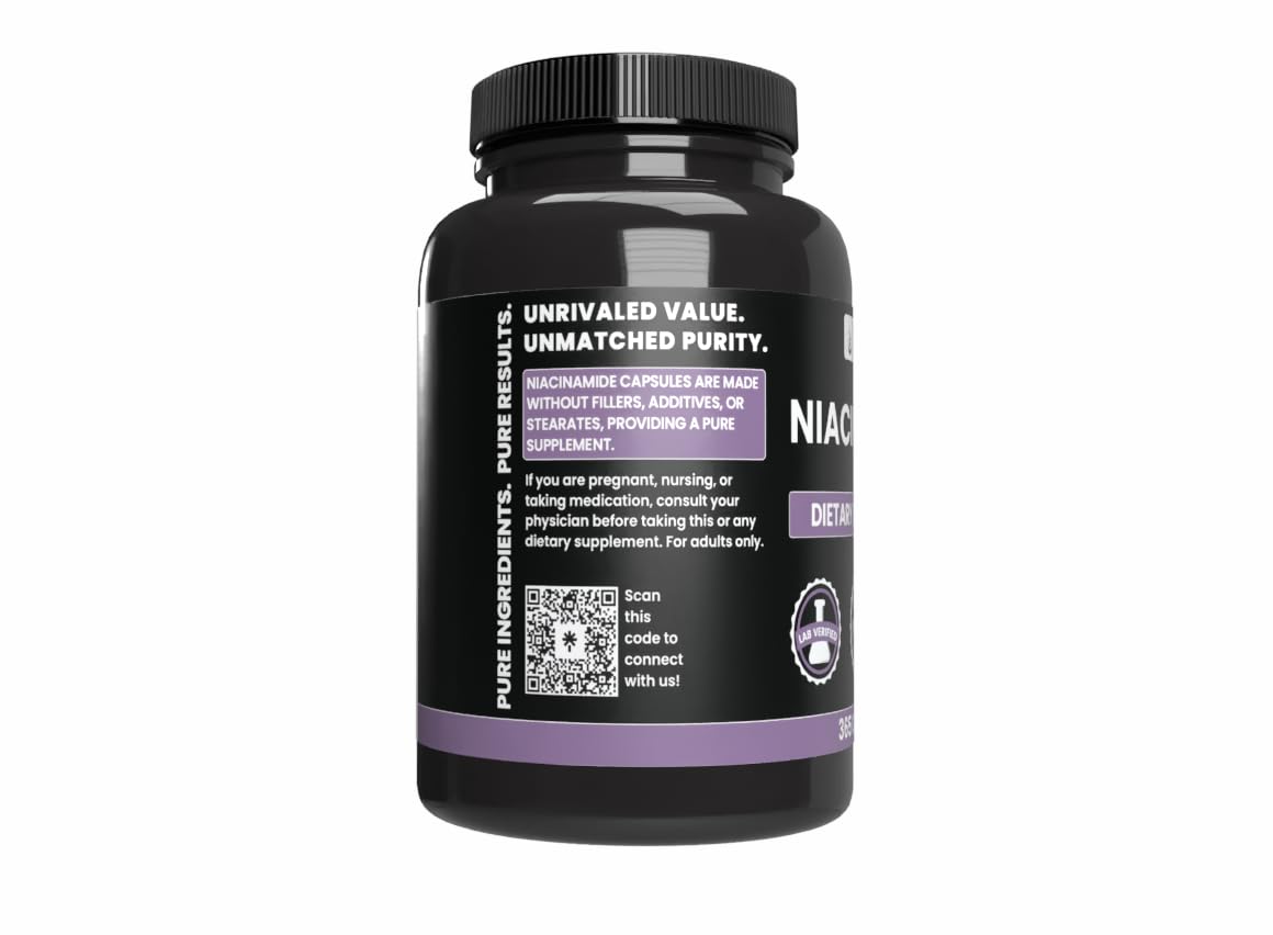 PURE ORIGINAL INGREDIENTS Niacinamide No Magnesium Or Rice Fillers