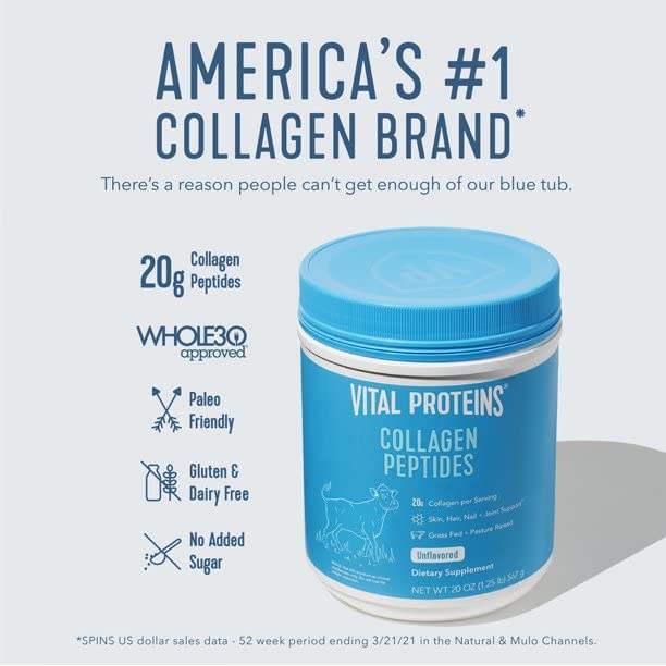 Vital Proteins Collagen Peptides + Beauty Powder - 7.37 oz - image 3