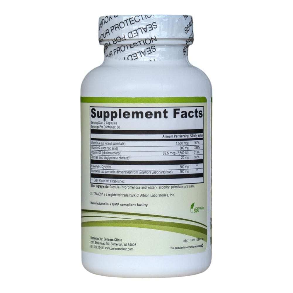 Conners Clinic Clear CV Immune Support - 120 Capsules - image 3