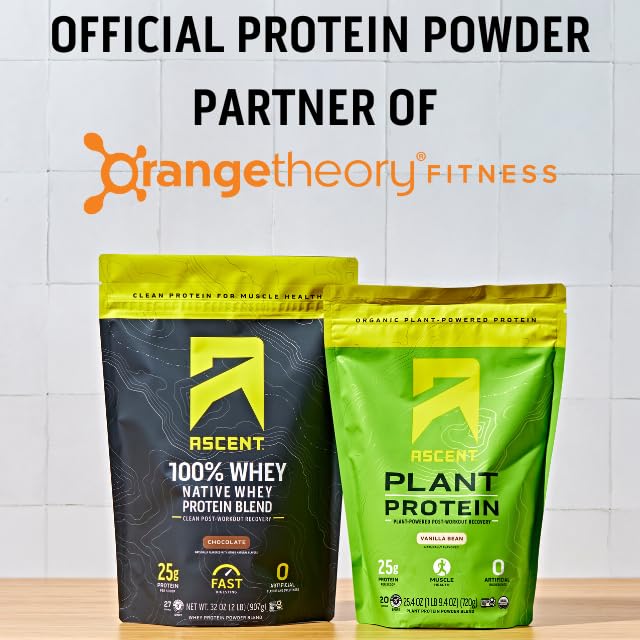 Ascent Whey Protein Powder - Post Workout Whey Protein Isolate
