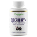 Paradise Herbs Elderberry with Zinc Extract - 60 Vegetarian Capsules