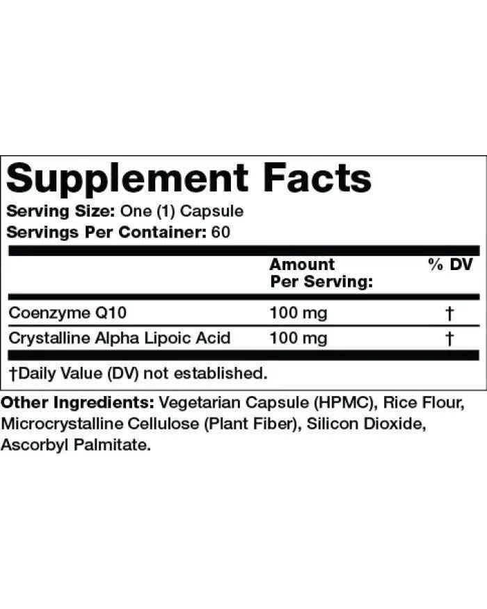 Olympian Labs Alpha Lipoic CoQ10 200 mg - 60 Capsules - image 2