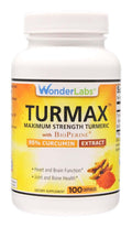 Wonder Laboratories Turmeric 95% Curcumin Extract - 100 Capsules