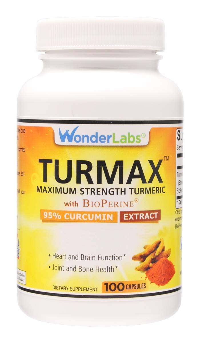 Wonder Laboratories Turmeric 95% Curcumin Extract - 100 Capsules