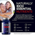Oceanutra 100% Pure Krill Oil 1000mg
