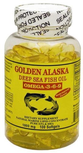 Golden Alaska Deep Sea Omega-3-6-9 Fish Oil 1000mg - 100 Softgels - image 2