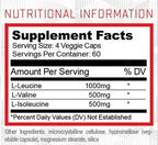 Purus Labs BCAA Capsules 2:1:1 Ratio - 240 Capsules - image 2