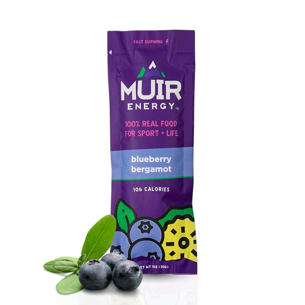 Muir Energy Blueberry Bergamot Real Food Energy Gel - 10 Count