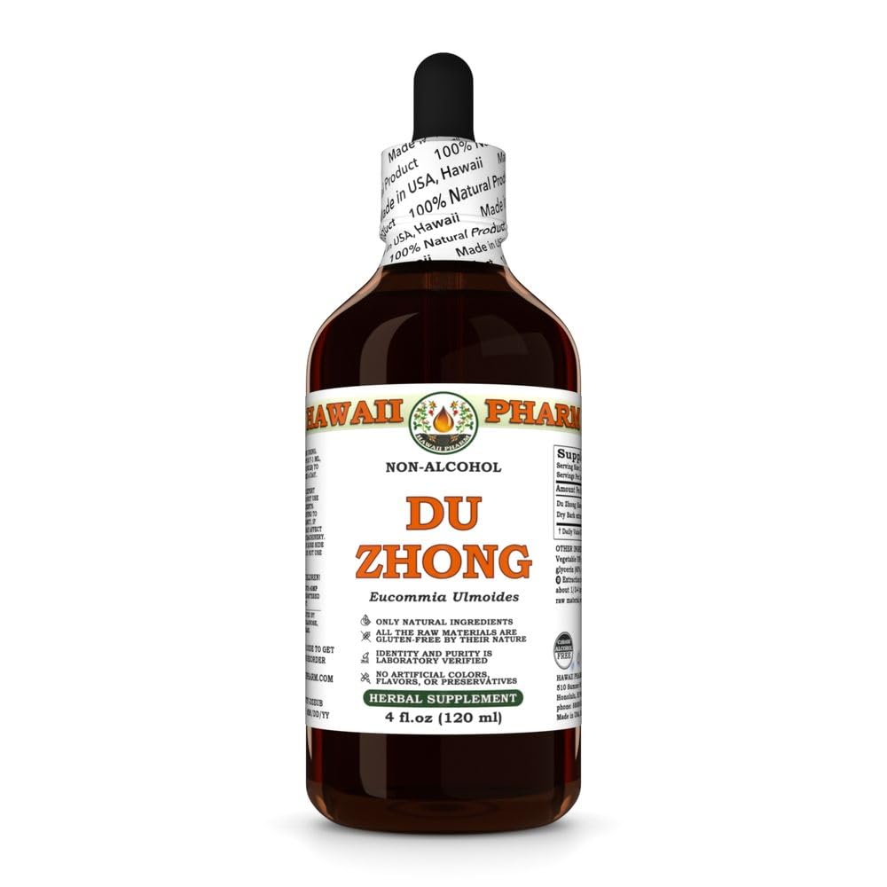 Hawaii Pharm Du Zhong (Eucommia ulmoides) Bark Alcohol-Free Extract