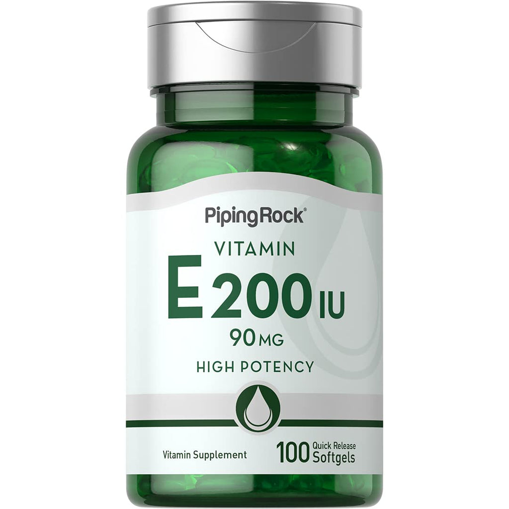 Piping Rock Vitamin E 200 IU - 100 Softgels