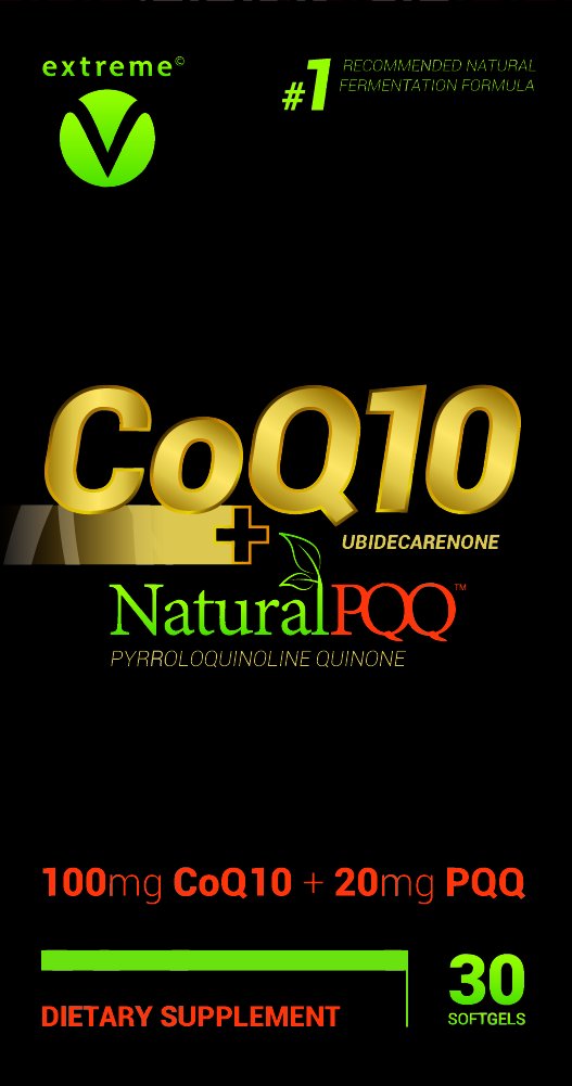 extreme V CoQ10 QQ with PQQ Vegetarian Softgels - 30 Count - image 2