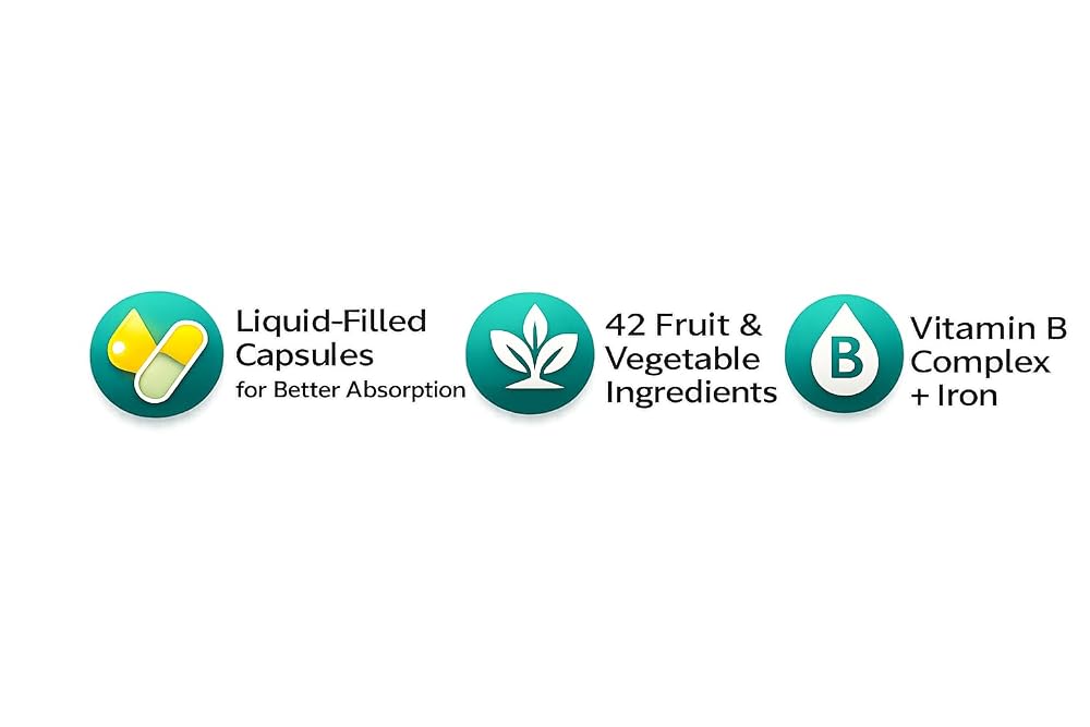 Grab The Gold Metabolism Support Liquid Multivitamin - 60 Capsules - image 6
