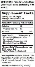 Vitamin World NeuroClear Phosphatidylserine 100 mg Brain Support - 90 Softgels - image 2