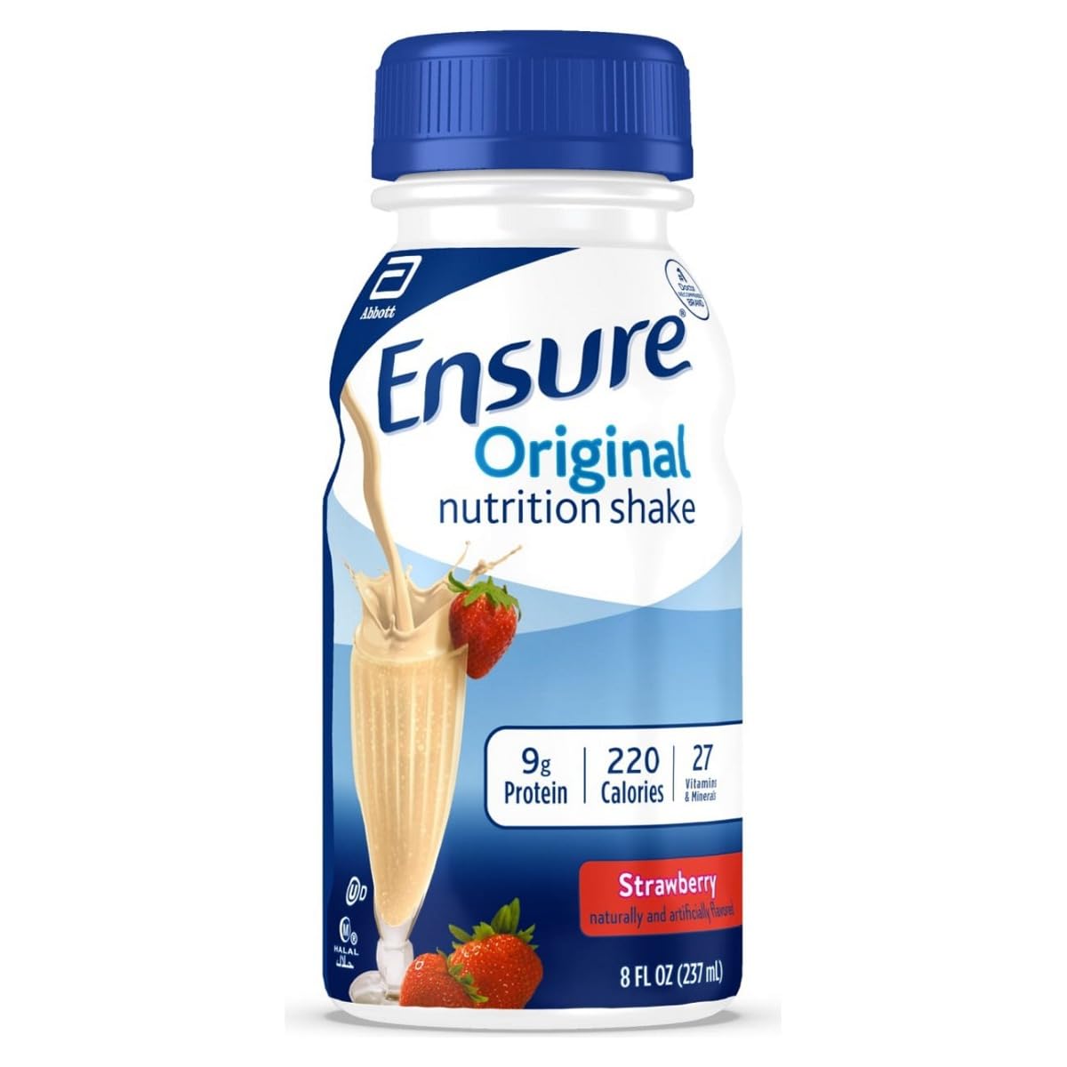 Ensure Original Nutrition Shake Strawberry - 16 Pack (8 Fl Oz)