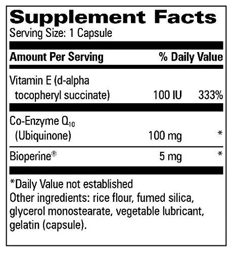 Youngevity CoQ10 100mg Plus Vitamin E Antioxidant - 60 Capsules - image 2