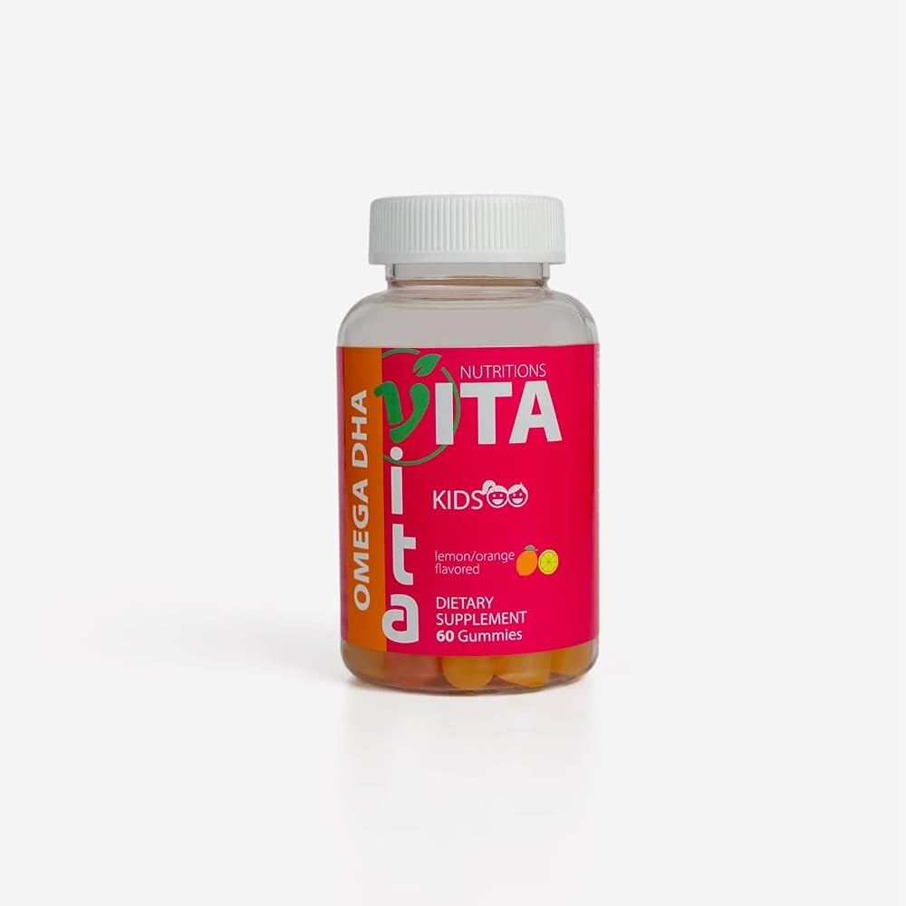 VitaVita Nutritions Omega DHA Kids Gummies Lemon/Orange - 60 Gummies