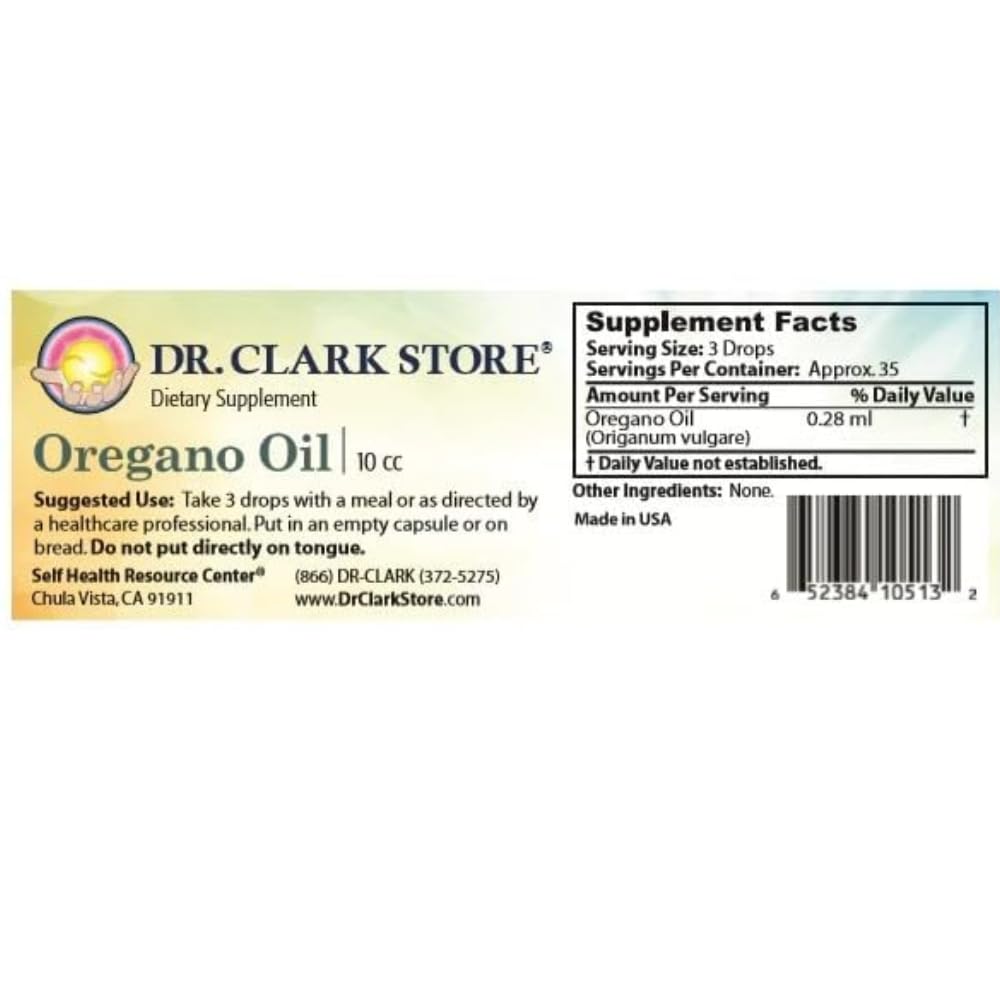 Dr Clark 100% Pure Oregano Oil - 10 ml - image 4