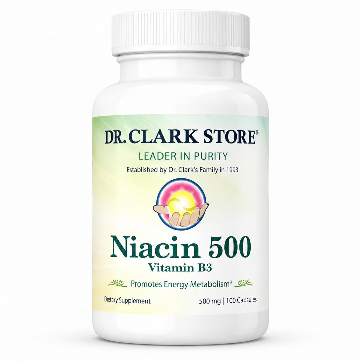 Dr Clark Niacin Vitamin B3 500mg - 100 Capsules