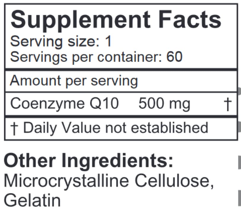LifeLink CoQ10 500 mg - 60 Capsules - image 2