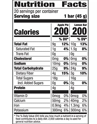 LÄRABAR Apple Pie & Lemon Variety Pack Energy Bars - 20 Count - image 4