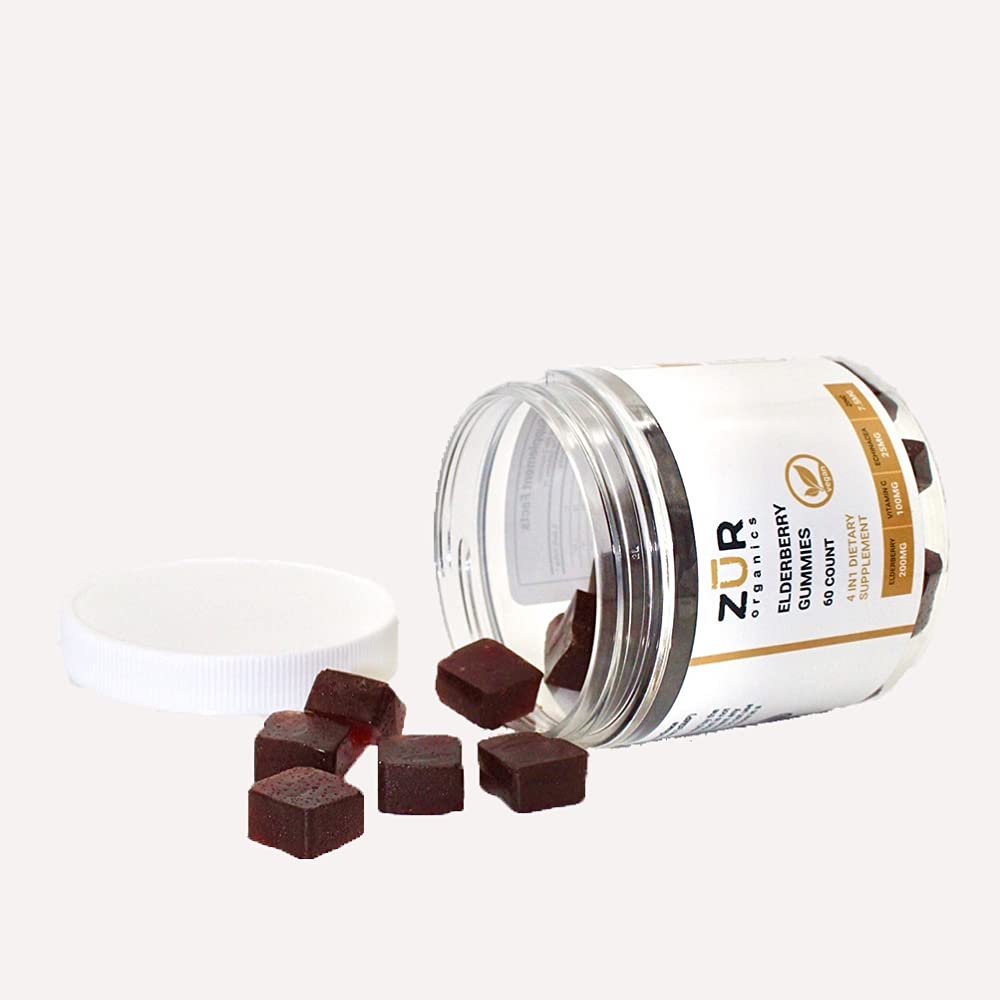 ZŪR Organics Elderberry Gummies Immune Support - 60 Gummies - image 2