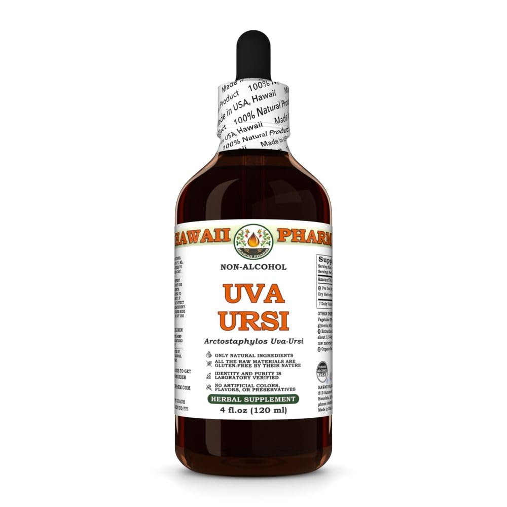 Hawaii Pharm Uva Ursi (Arctostaphylos uva-Ursi) Herb Alcohol-Free