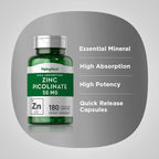 Piping Rock Zinc Picolinate 50 mg - 180 Capsules - image 4