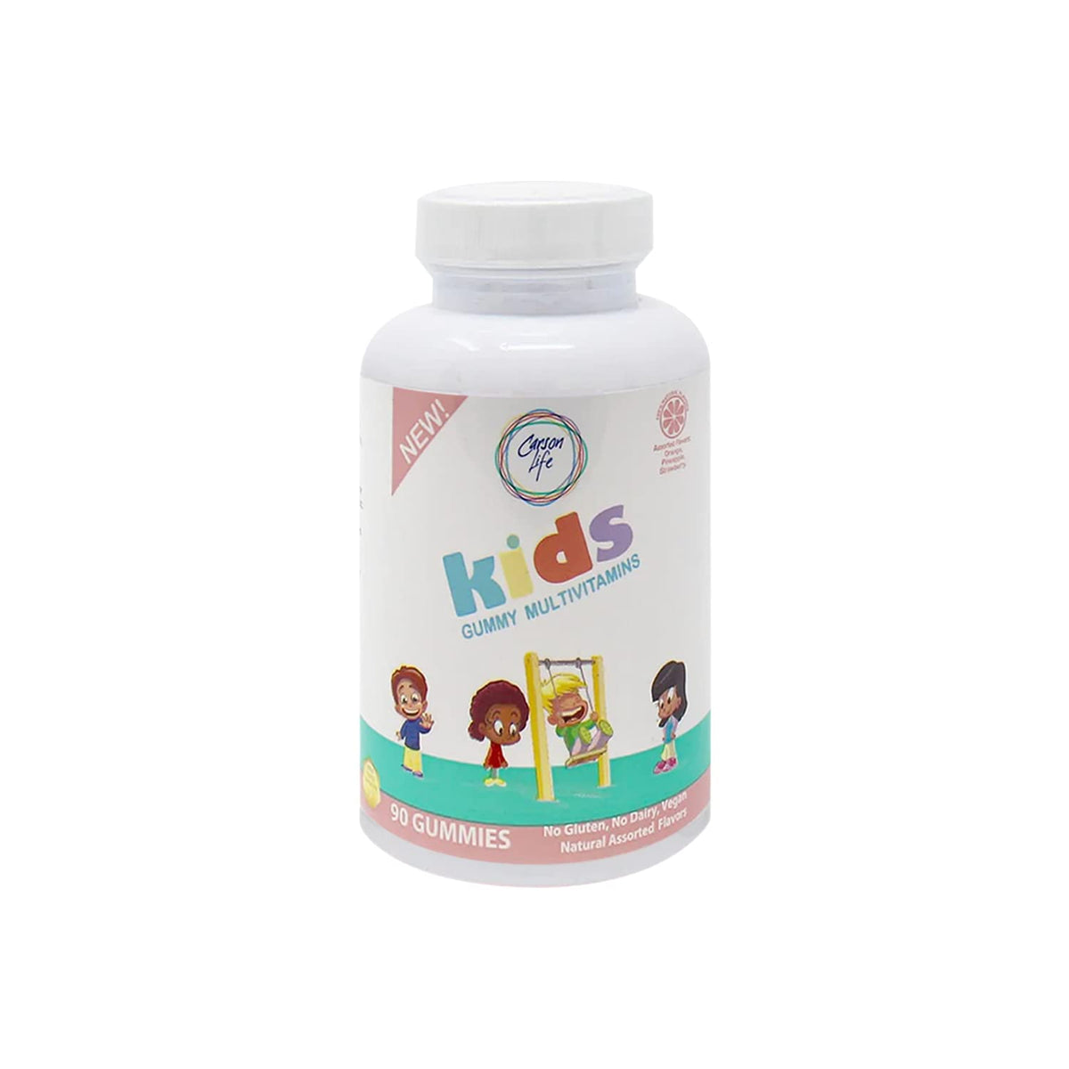 Carson Life Kids Multivitamin Gummies with Vitamins A B C H - 90 Count