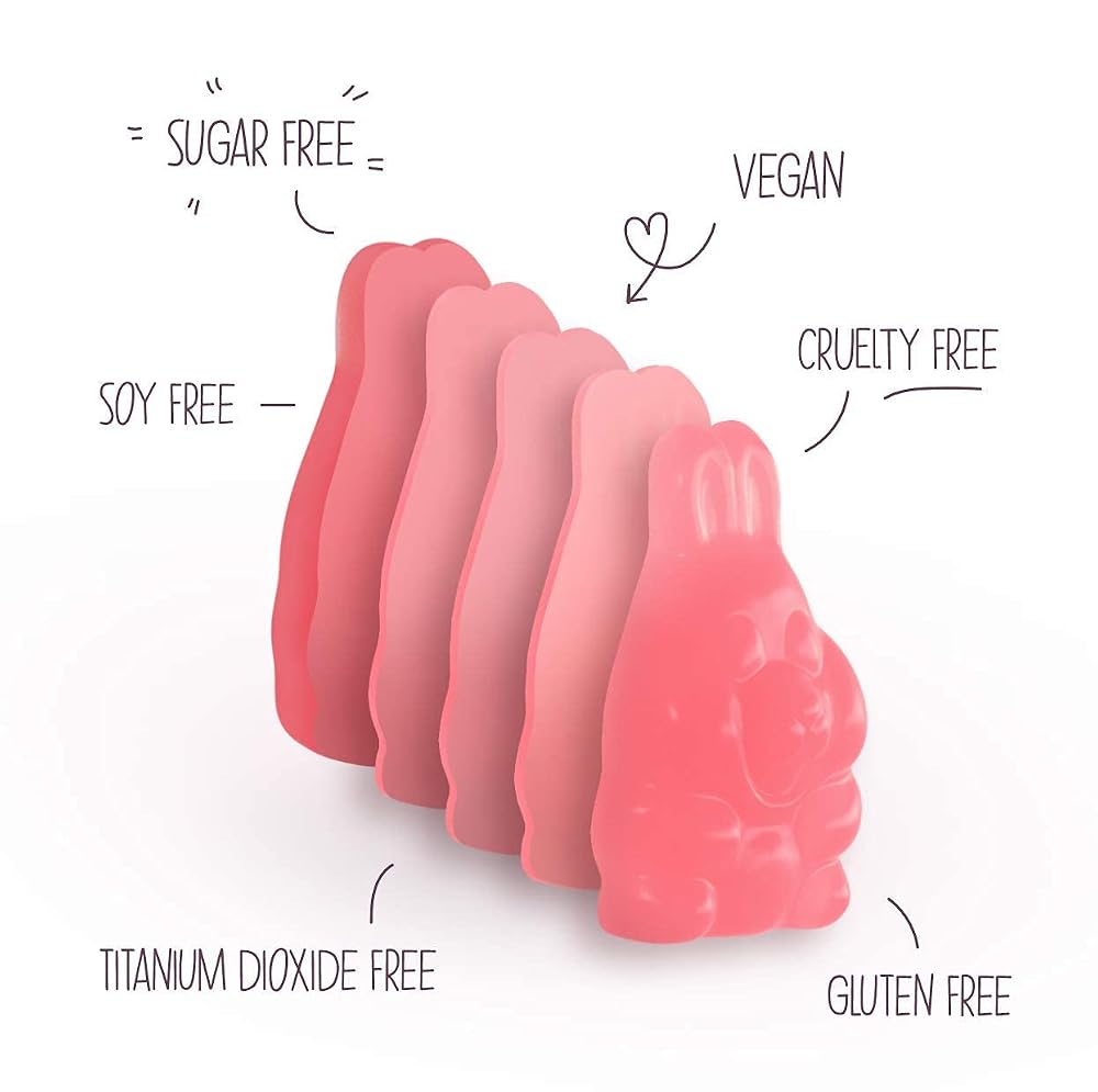 SweetBunnyHare Hair Vitamins Gummies with Biotin - 60 Gummies - image 3