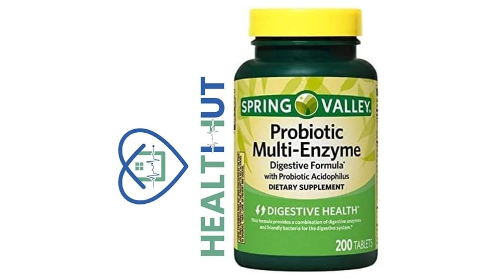 Spring Valley Probiotic Multi-Enzyme Digestive Formula Tablets - 200 Count - image 2