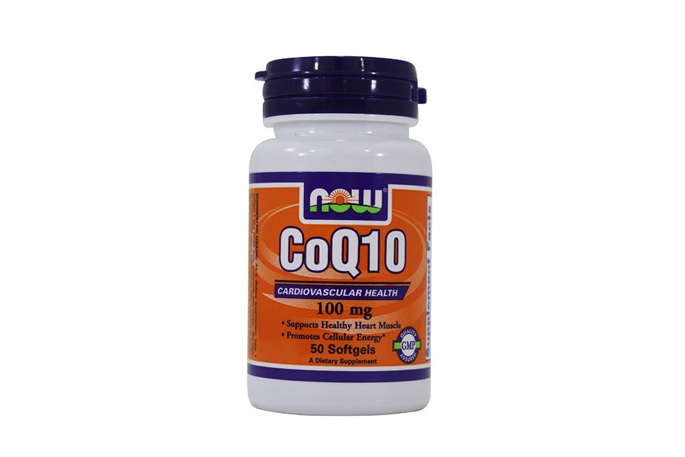 NOW Foods CoQ10 100mg Cardiovascular Support - 50 Softgels