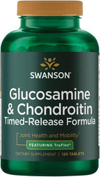 Swanson Timed-Release Glucosamine Chondroitin 750/600 mg - 120 Tablets